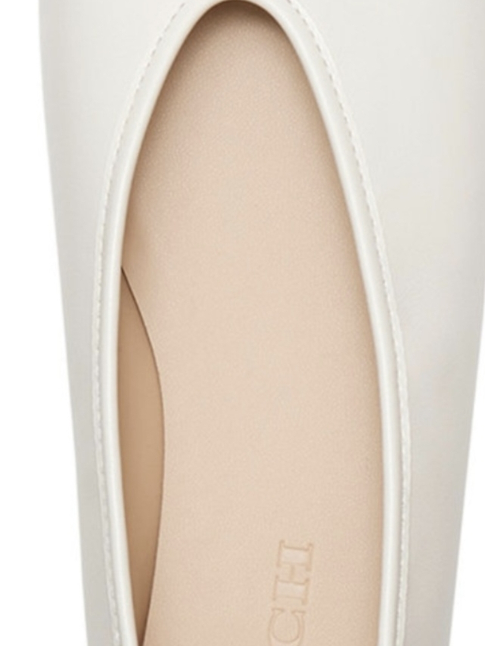 Coach Women's Cream Ballet Flat